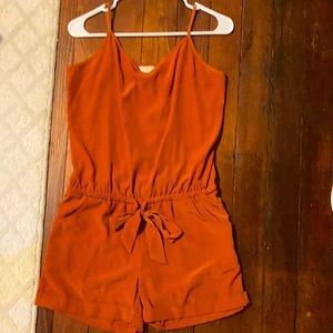 J. Crew rust orange romper